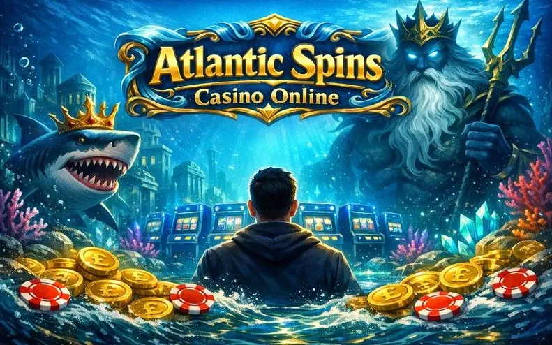 Atlantic Spins Casino home page hero banner