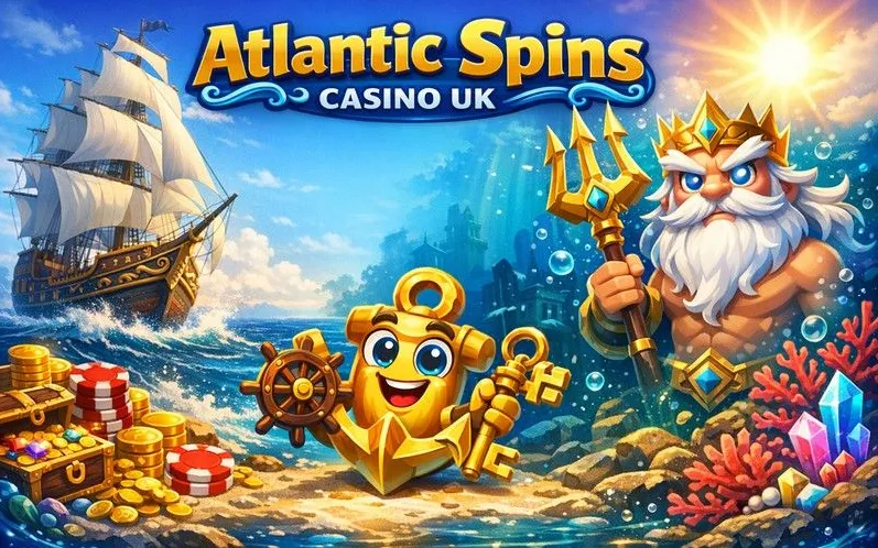 Atlantic Spins Casino login page hero banner